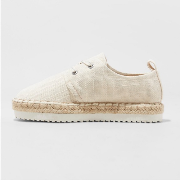 Cotton Espadrille Sneakers New - Picture 2 of 3